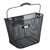 Oxford Front Wire Basket Quick Release Without Brackets Black