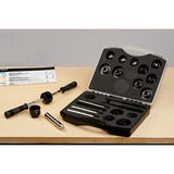 VAR Bottom Bracket Tool Kit 14 Sockets for E-Bike Black