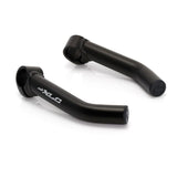 XLC BE-A01 Curved Handlebar Bar Ends Aluminum Matte Black