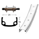 Rear Wheel Winora Quick Release 135mm 6/7s Matte Silver