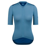 Rapha Womens Pro Team Training Jersey Dusted Blue/Jewelled Blue